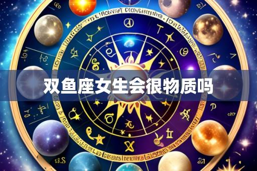 双鱼座女生会很物质吗