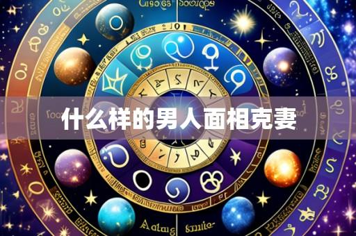 什么样的男人面相克妻