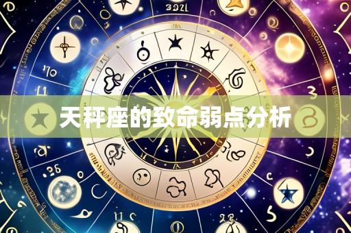 天秤座的致命弱点分析