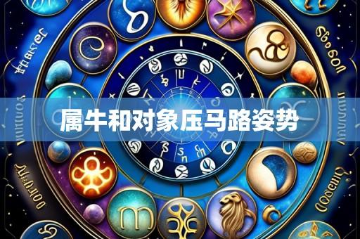 属牛和对象压马路姿势