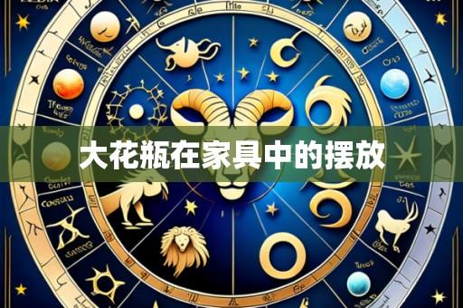 大花瓶在家具中的摆放