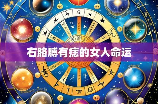 右胳膊有痣的女人命运