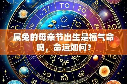 属兔的母亲节出生是福气命吗,命运如何?