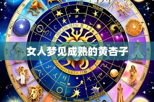 女人梦见成熟的黄杏子