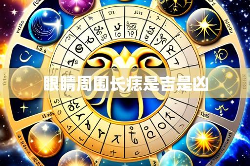 眼睛周围长痣是吉是凶