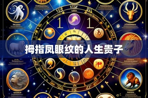 拇指凤眼纹的人生贵子