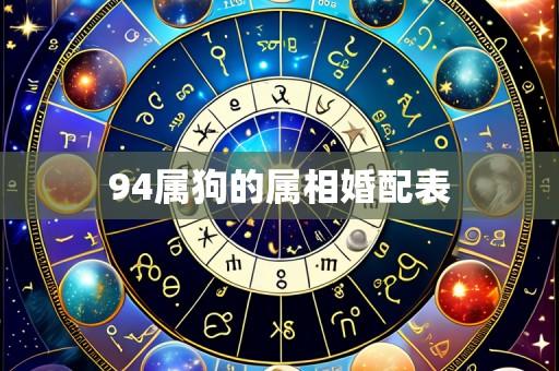 94属狗的属相婚配表