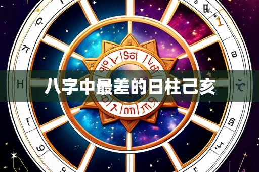 八字中最差的日柱己亥