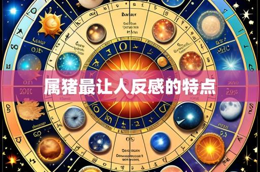 属猪最让人反感的特点