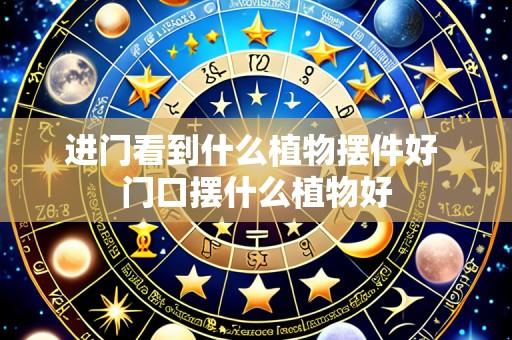 进门看到什么植物摆件好 门口摆什么植物好
