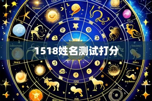 1518姓名测试打分