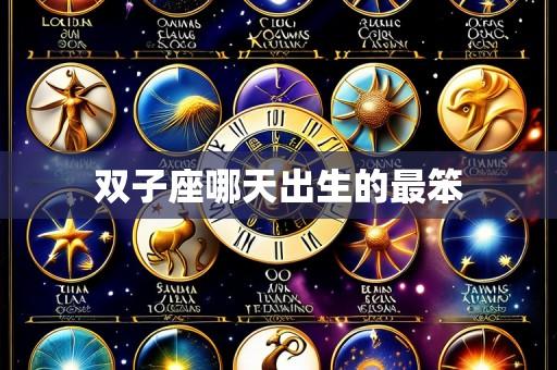 双子座哪天出生的最笨