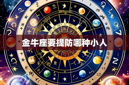 金牛座要提防哪种小人