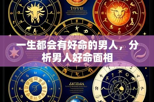 一生都会有好命的男人，分析男人好命面相
