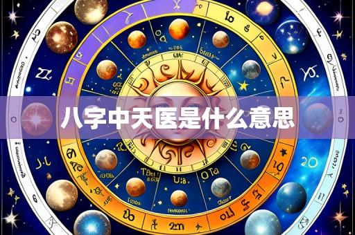 八字中天医是什么意思