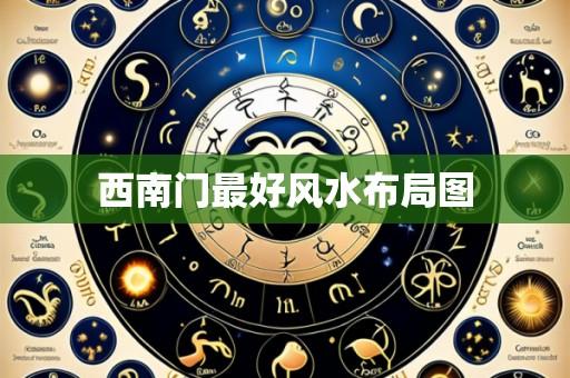 西南门最好风水布局图