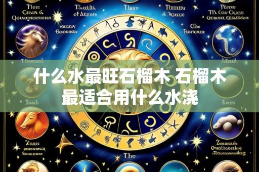 什么水最旺石榴木 石榴木最适合用什么水浇