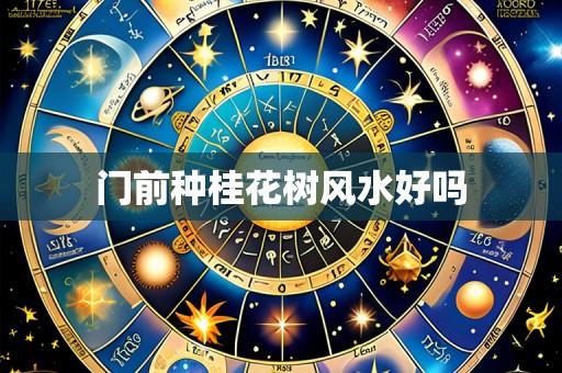 门前种桂花树风水好吗