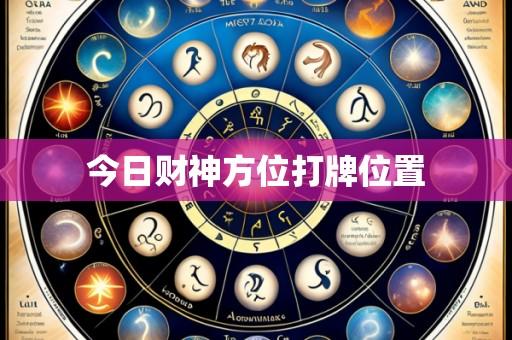 今日财神方位打牌位置