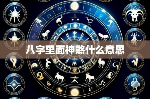 八字里面神煞什么意思