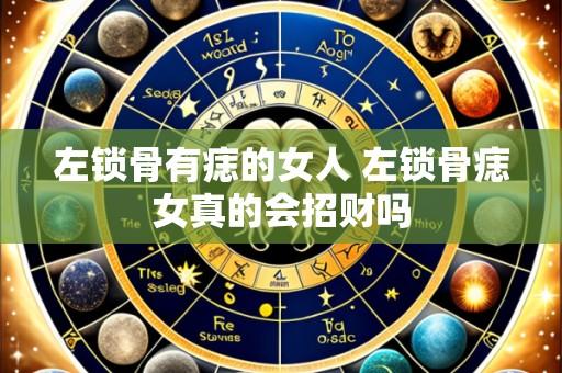 左锁骨有痣的女人 左锁骨痣女真的会招财吗