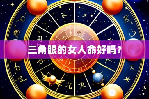 三角眼的女人命好吗？