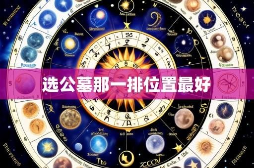 选公墓那一排位置最好