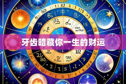 牙齿暗藏你一生的财运