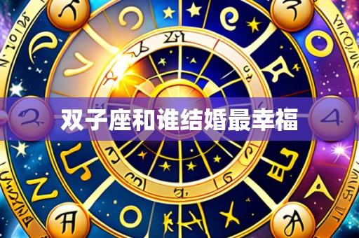双子座和谁结婚最幸福