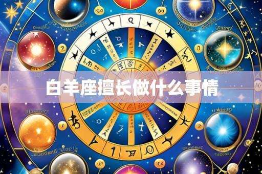 白羊座擅长做什么事情