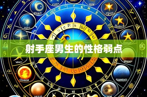 射手座男生的性格弱点