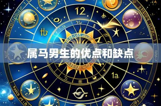 属马男生的优点和缺点