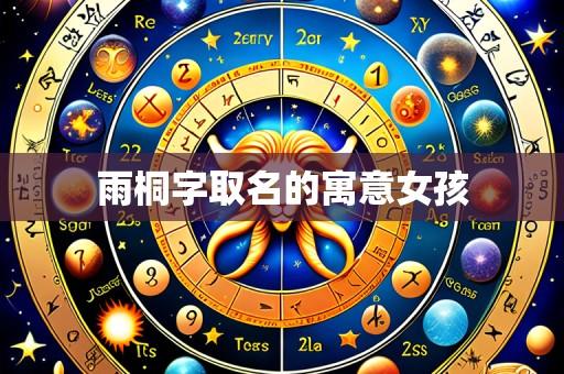 雨桐字取名的寓意女孩