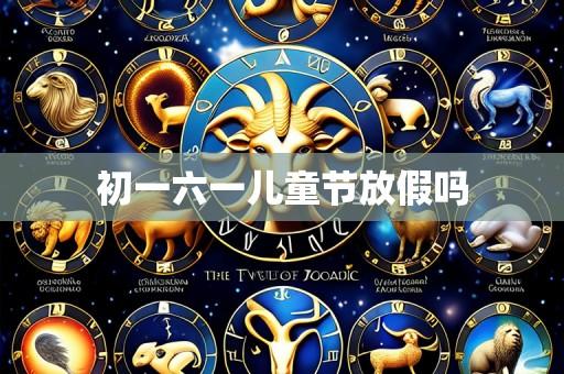初一六一儿童节放假吗