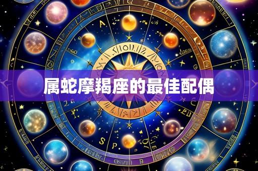 属蛇摩羯座的最佳配偶