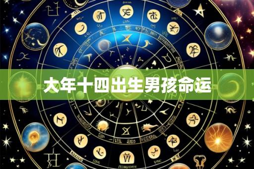 大年十四出生男孩命运