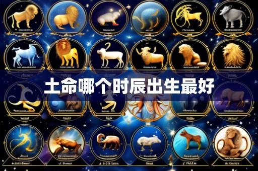 土命哪个时辰出生最好