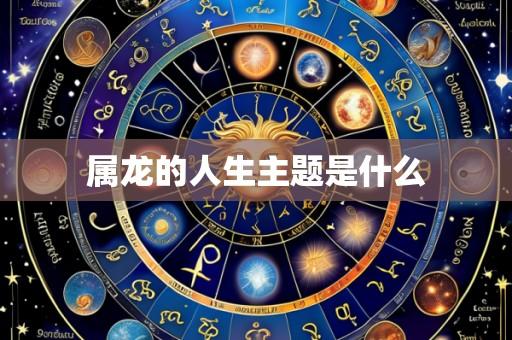 属龙的人生主题是什么