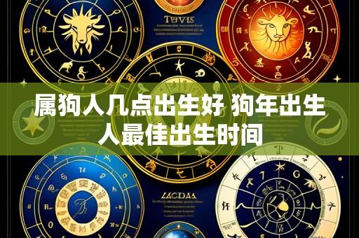 属狗人几点出生好 狗年出生人最佳出生时间
