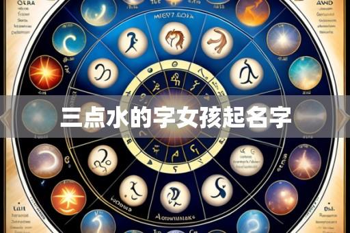 三点水的字女孩起名字