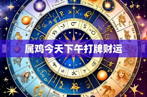 属鸡今天下午打牌财运