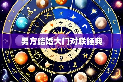 男方结婚大门对联经典
