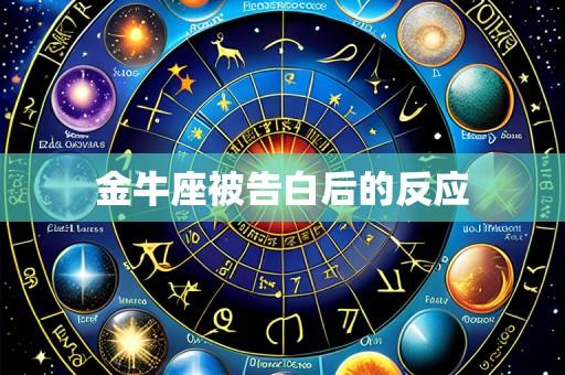 金牛座被告白后的反应