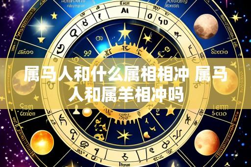 属马人和什么属相相冲 属马人和属羊相冲吗