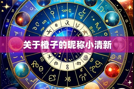 关于橙子的昵称小清新