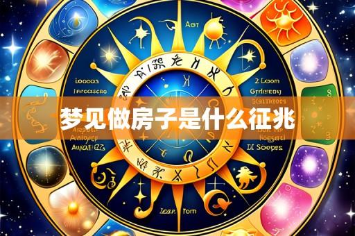 梦见做房子是什么征兆