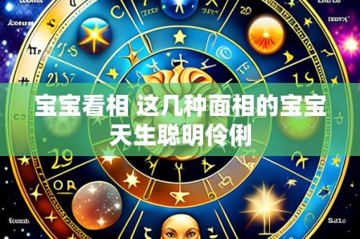宝宝看相 这几种面相的宝宝天生聪明伶俐