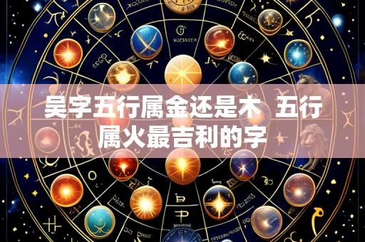 吴字五行属金还是木 五行属火最吉利的字