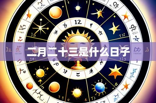 二月二十三是什么日子