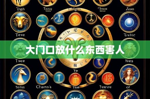 大门口放什么东西害人
